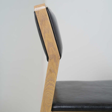 Vetaran Metal Restaurant Chair with Wooden Finish