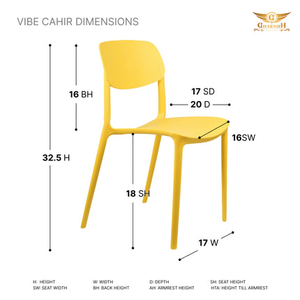 Vibe Light Cafe Chair - Mint Green