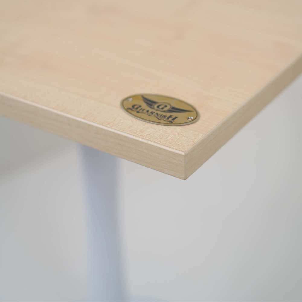 Pole Base Table Buy White Pole Table Base Beige Top For Cafe – Gharnish