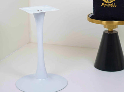 White Pole 2 Seater Restaurant Table Base