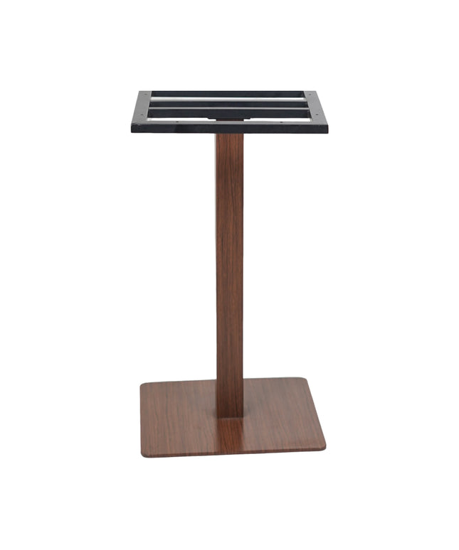 ICON With Wooden Texture Flat 2 Seater Restaurant Table Base