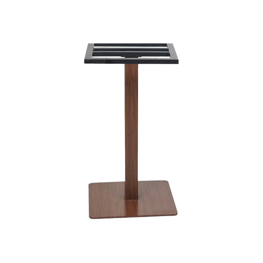 ICON With Wooden Texture Flat 2 Seater Restaurant Table Base