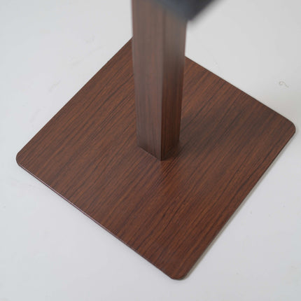 ICON With Wooden Texture Flat 2 Seater Restaurant Table Base