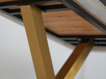 Xbase 4 seater Restaurant Table Black Top