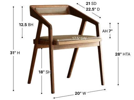 Monarch Imported Solidwood Restaurant Chair