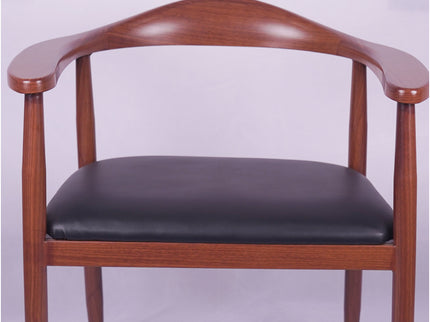 Primer Metal Wooden Finish Restaurant Chair