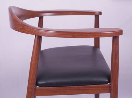 Primer Metal Wooden Finish Restaurant Chair