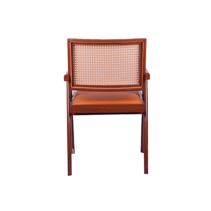 Rattan Box Metal Restaurant Chair