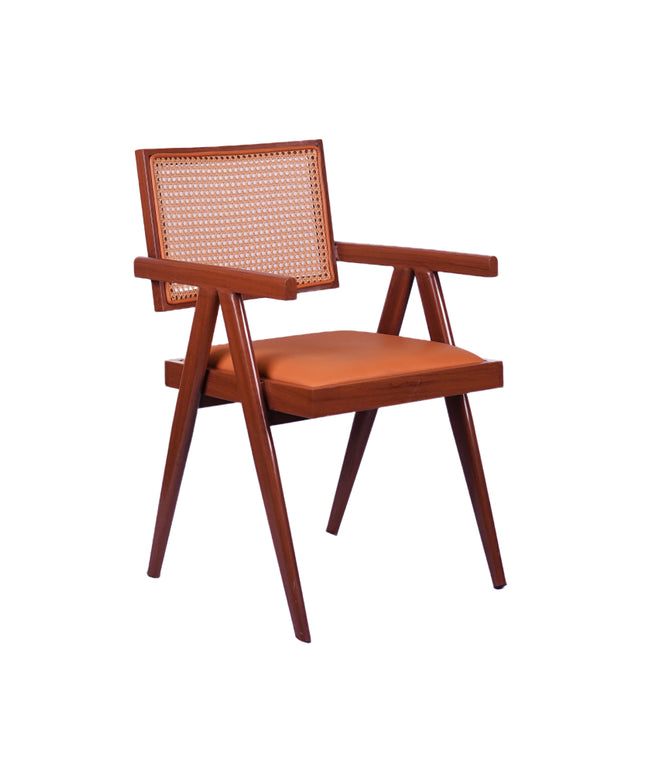 Rattan Box Metal Restaurant Chair