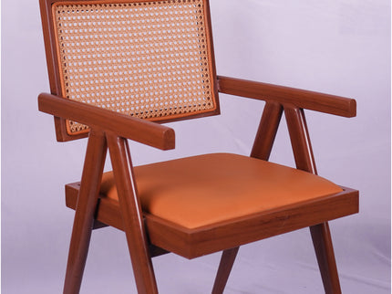 Rattan Box Metal Restaurant Chair