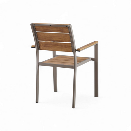 Baga Grey Aluminum Outdoor Chair