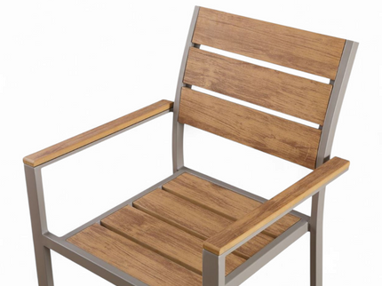 Baga Grey Aluminum Outdoor Chair