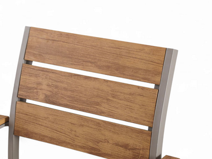 Baga Grey Aluminum Outdoor Chair