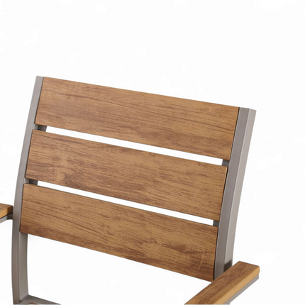 Baga Grey Aluminum Outdoor Chair