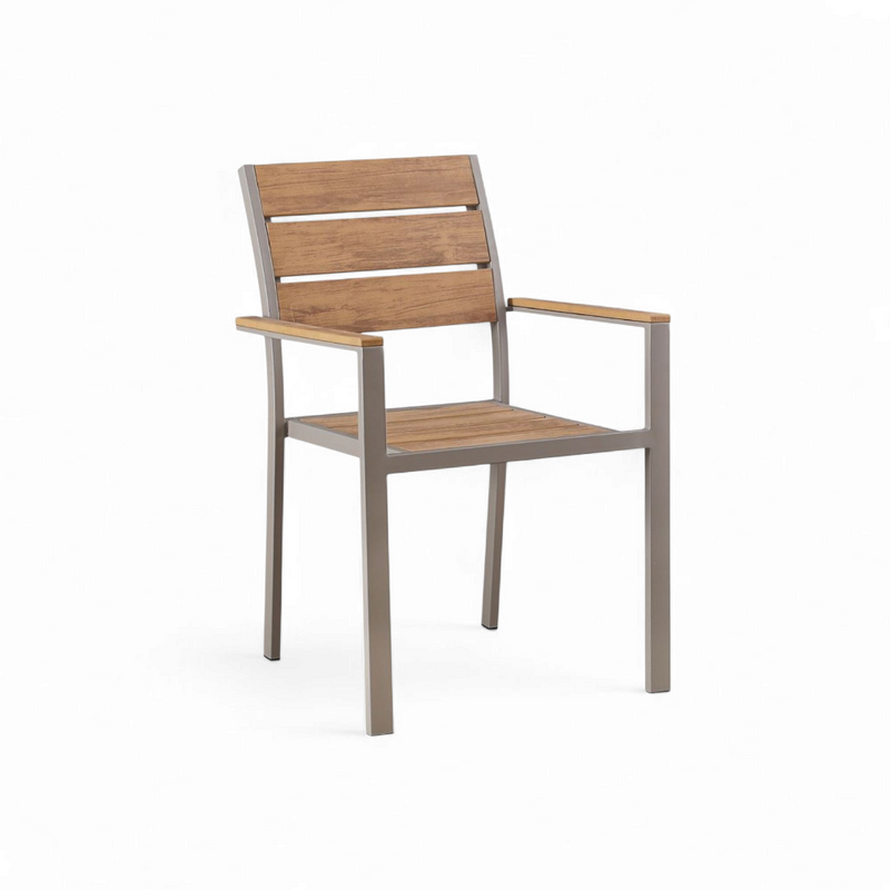 Baga Grey Aluminum Outdoor Chair