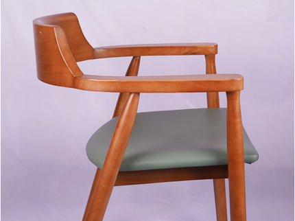 Tinder Dark Wooden Dining Chair