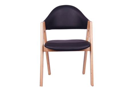 Vivid Black Restaurant Chair - Mid Size