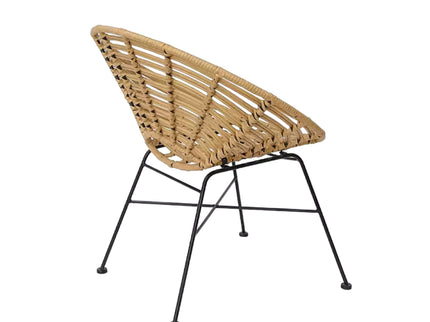 Volcane Outdoor Pvc Cane Chair For Restaurant
