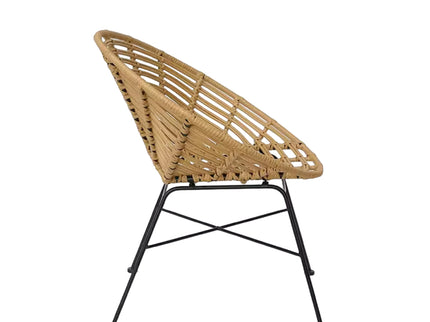 Volcane Outdoor Pvc Cane Chair For Restaurant