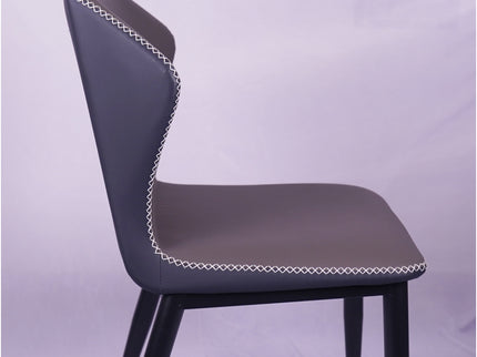 Zigzag Dark Grey Restaurant Chair