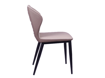 Zigzag Leather Restaurant Chair