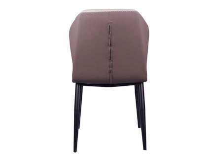 Zigzag Leather Restaurant Chair