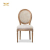 Gharnish Antique Style Armless Wicker Chair GHDC007-Gharnish-Dining chair,dining tables chairs