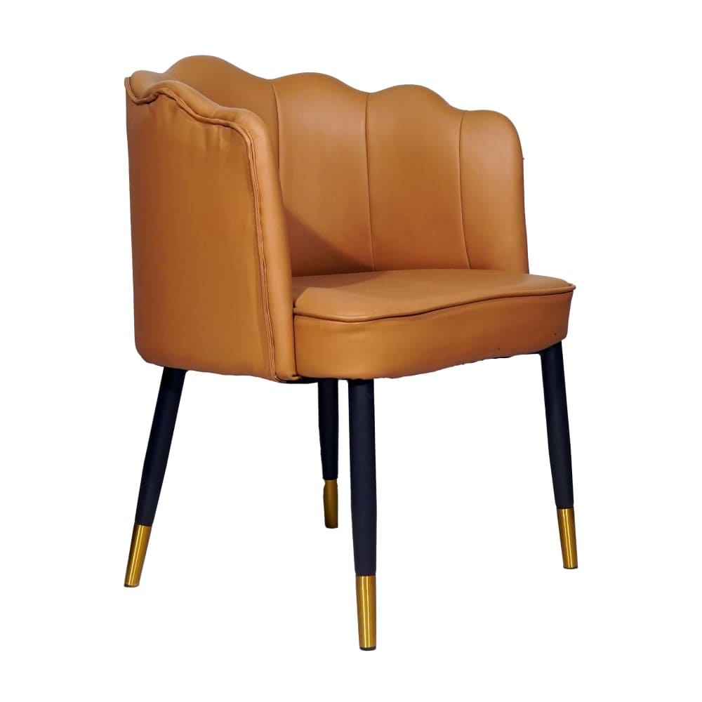 Bounce leather dining chair
