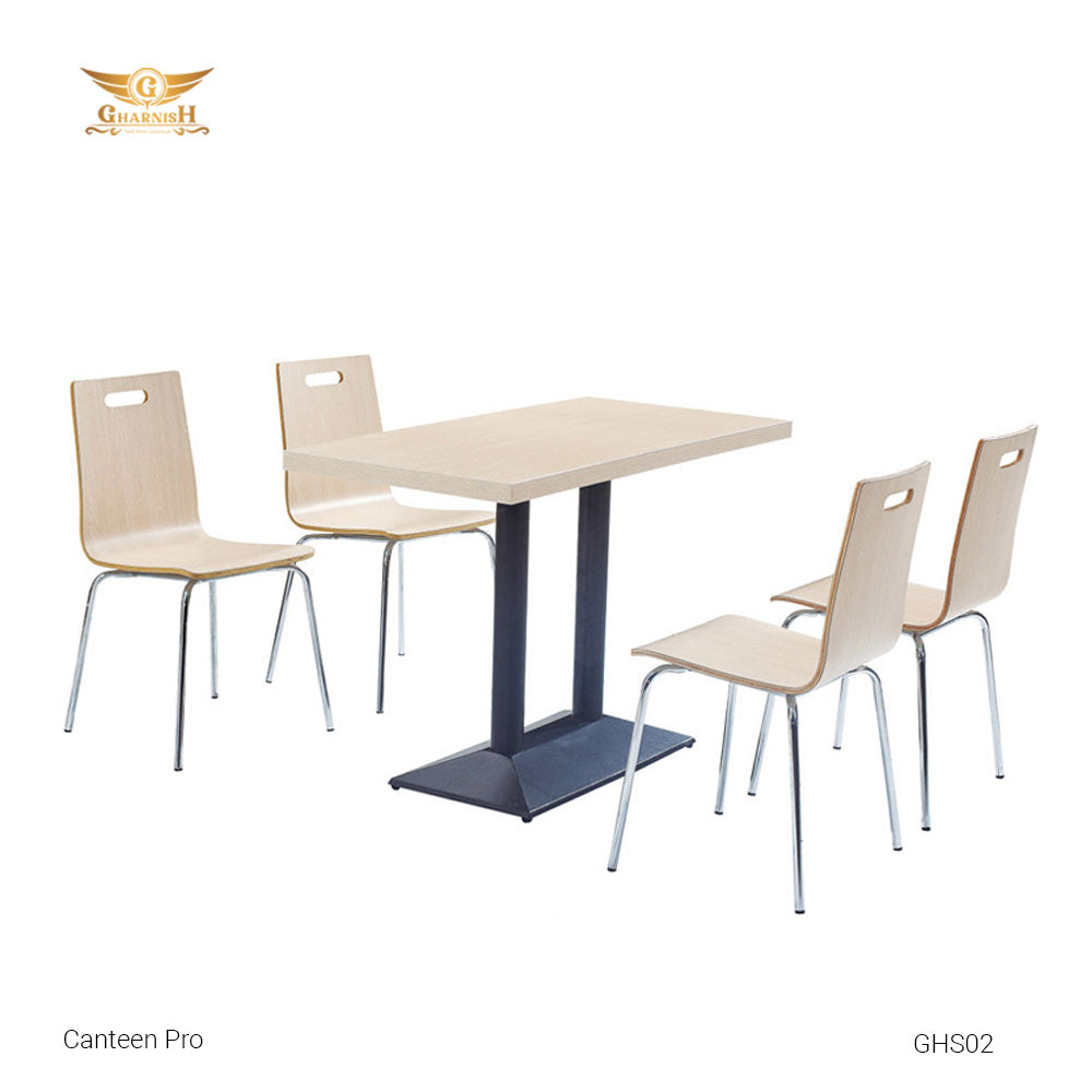 Canteen Pro - Cafe/ Restaurant Furniture Set Top Selling Model GHS03