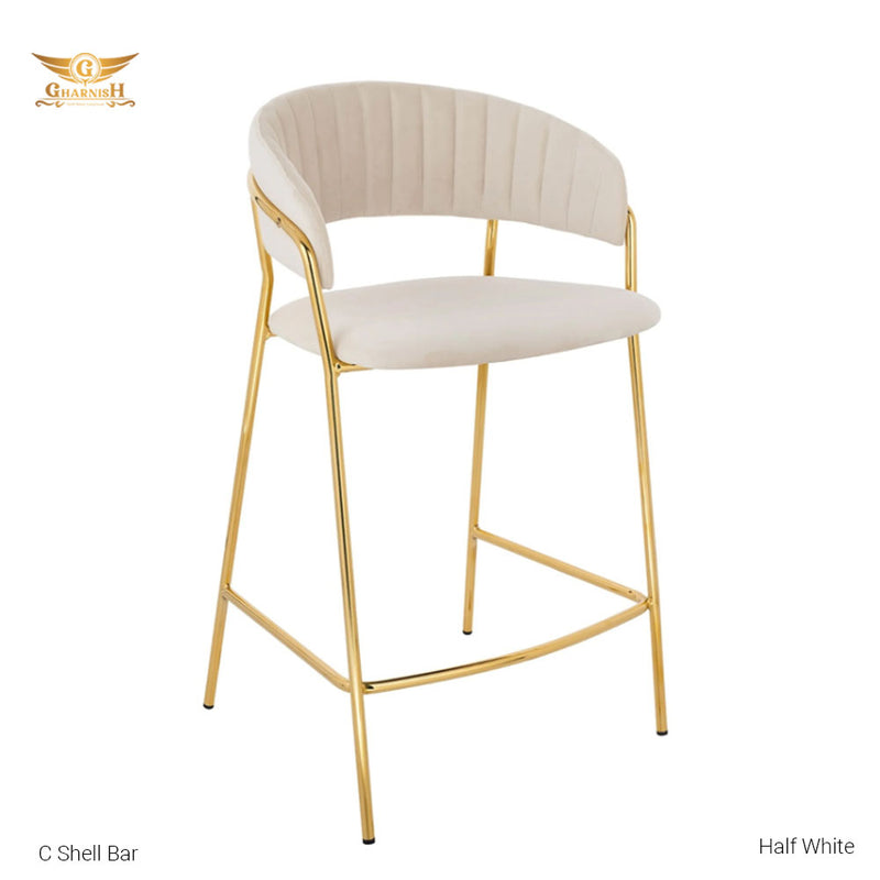 CShell Bar chair SS PVD Coated Gold/Rosegold