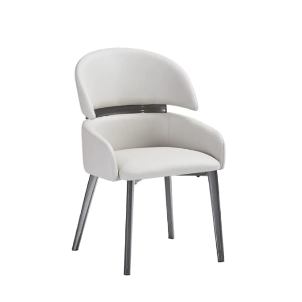Frost Premium Dining Chair for Restaurants and Home Half White Color