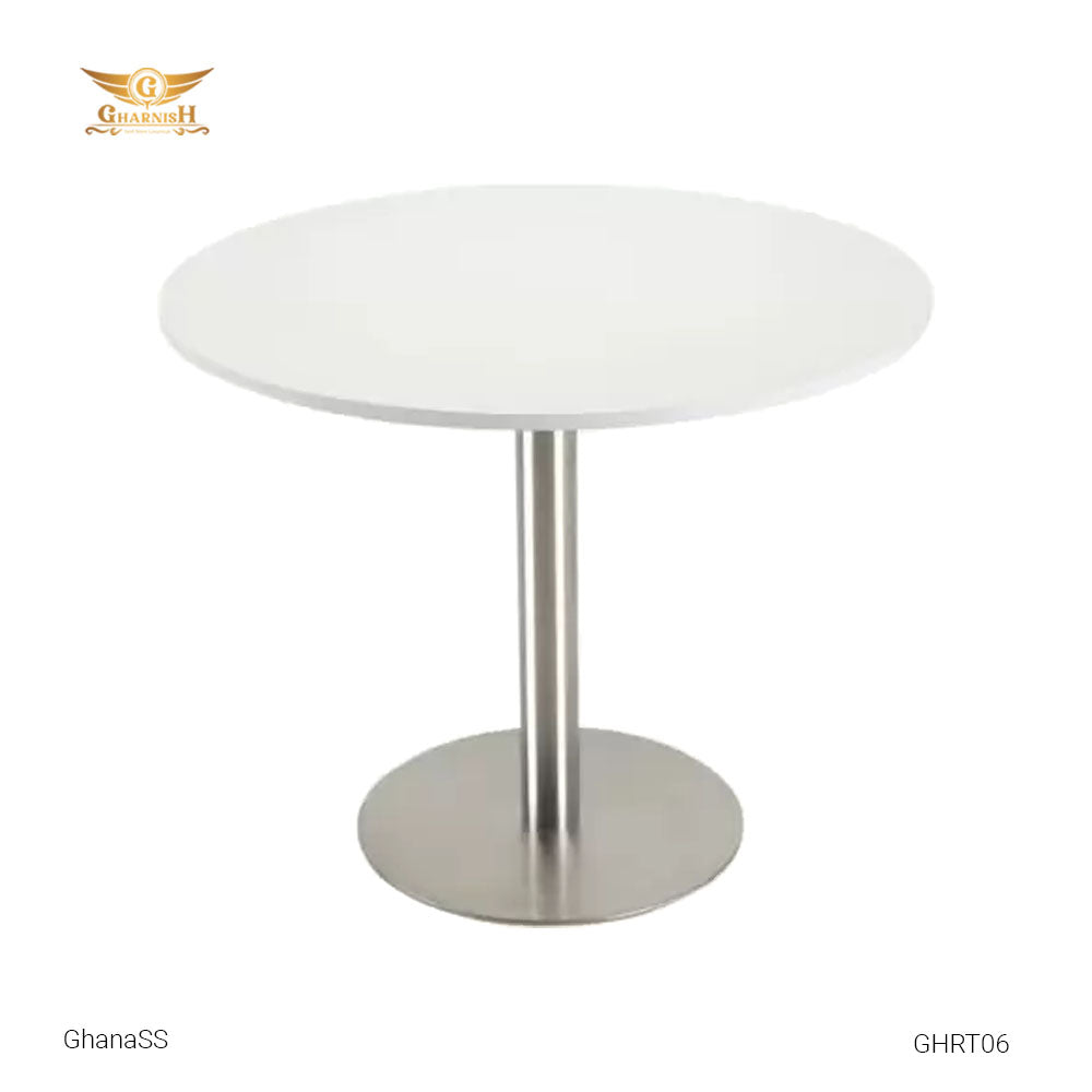 Ghana SS - Restaurant / Cafe Round Dining Table with SS