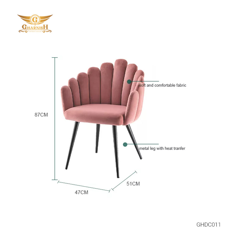The Stepper - Imported Velvet Dining Chair GHDC011