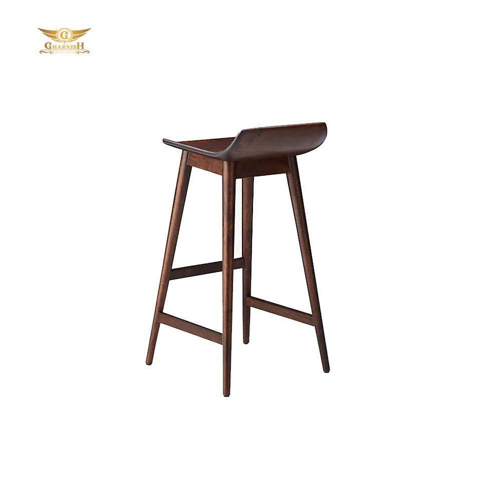 Gharnish Premium Teakwood Bar Chair - GHBC01-Gharnish-bar chairs,Chairs