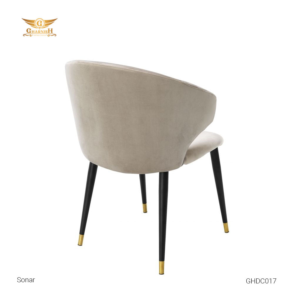 Sonar Dining Chair - The Luxury Dining Chair with Velvet Fabric GHDC017