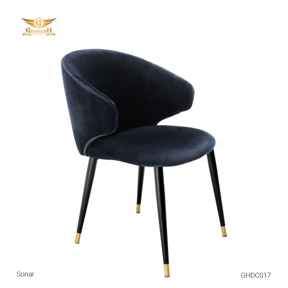 Sonar Dining Chair - The Luxury Dining Chair with Velvet Fabric GHDC017