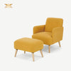Gharnish Yello Lounge Chair with Foot Rest GHWC010