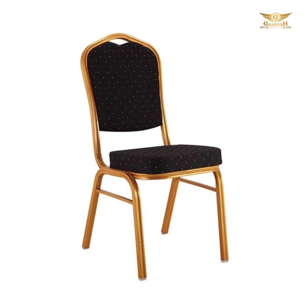 Gharnish Metal Banquet Chairs with Upholstery fabric GHBC01-Gharnish-banquet chairs