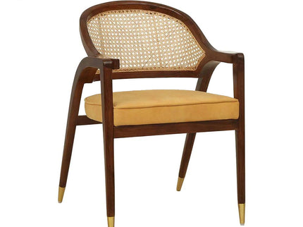 Hexa Cane Teakwood Restaurant Chair