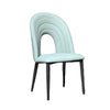 IG Grey Color Leather Dining Chair