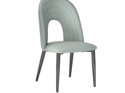 IG Leather Dining Chairs for Restaurant or Home Grey color