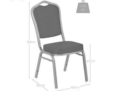 Knott Chair - Gharnish MS Banquet Chair with Powder Coating GHBQC3
