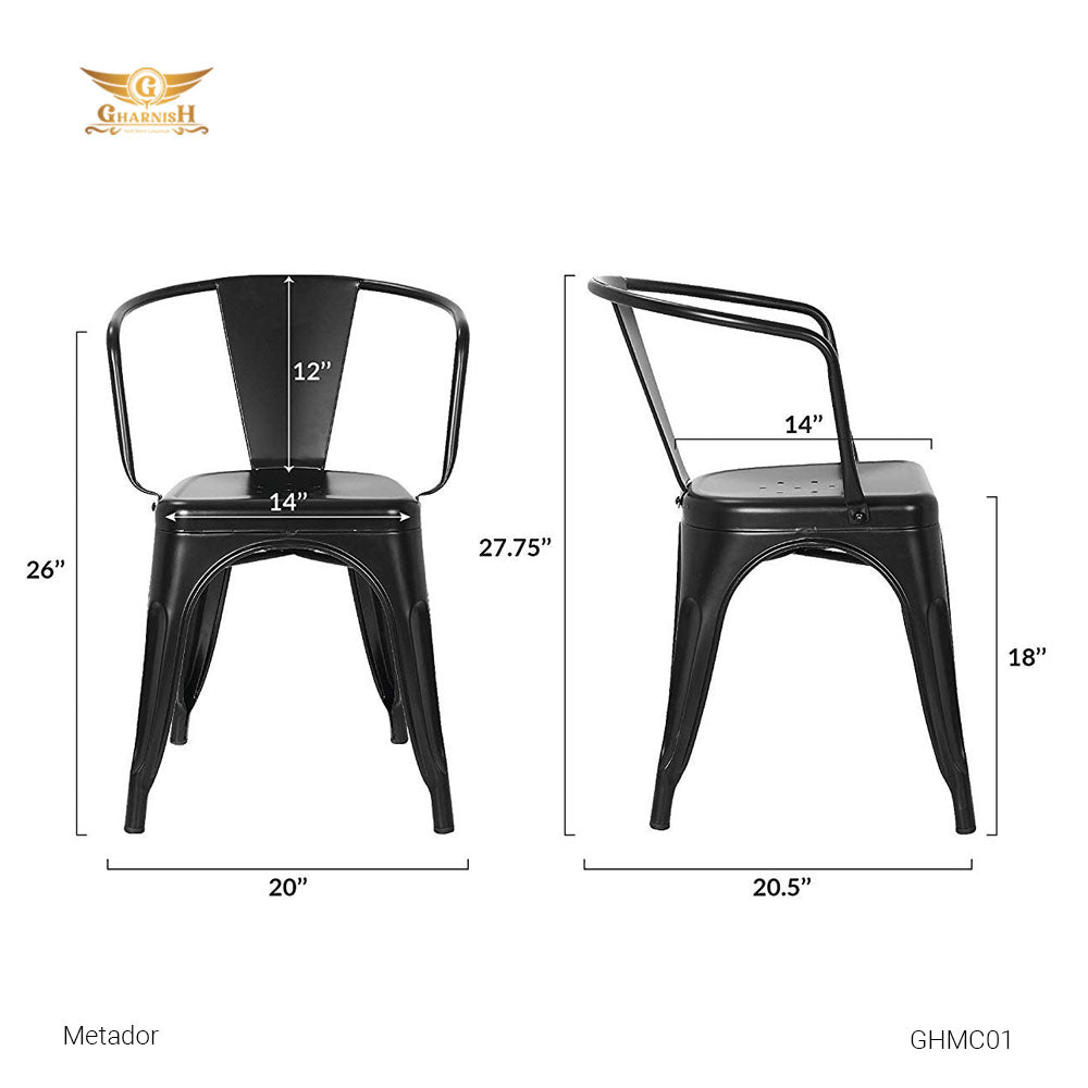 Metador Metal Cafe Chair GHMC01