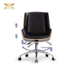 Nordic Swivel Lowback Imported office chair GHIOFC01-Gharnish-office chair,office furniture