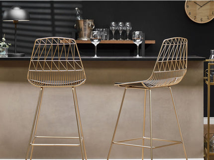 Parrot Bar GOLD PVD Premium Bar Chair