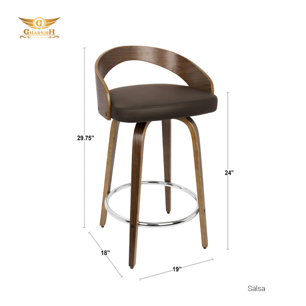 Salsa Wooden Premium bar stool