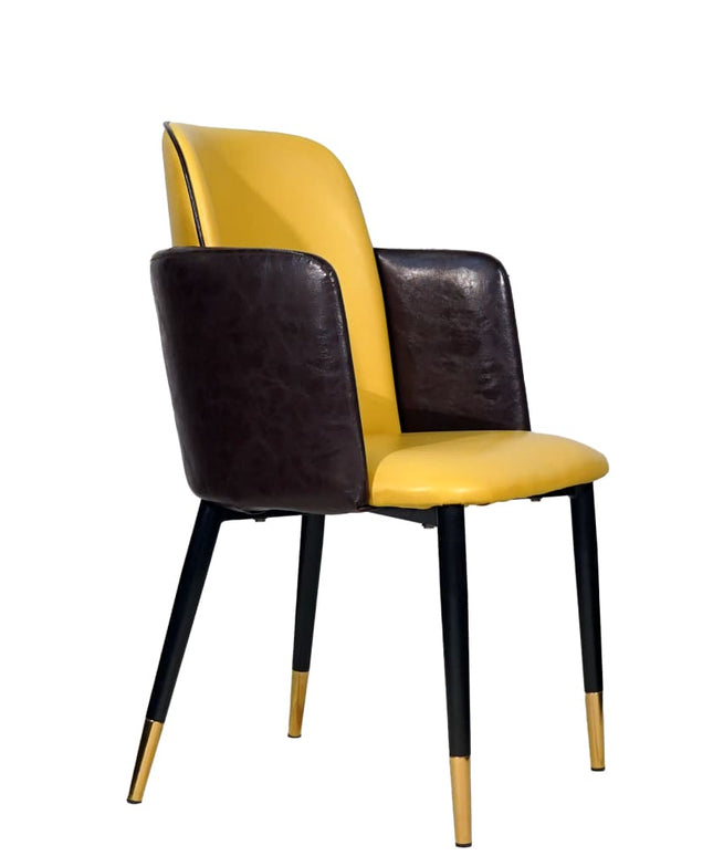 Suit Double Back Leather Dining Chair Imported