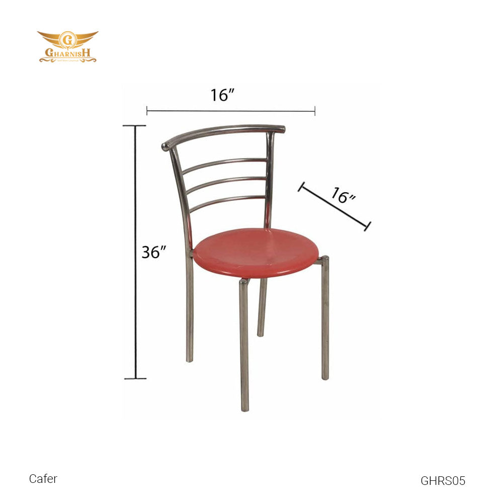 Cafer SS Restaurant / Cafe 4 Seater Table and Chair Set