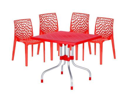 Supreme Olive Table With Web Chairs-Supreme-Dining chair,dining set,dining table,dining tables chairs